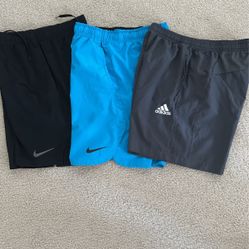 Men’s Gym Shorts Nike & Adidas