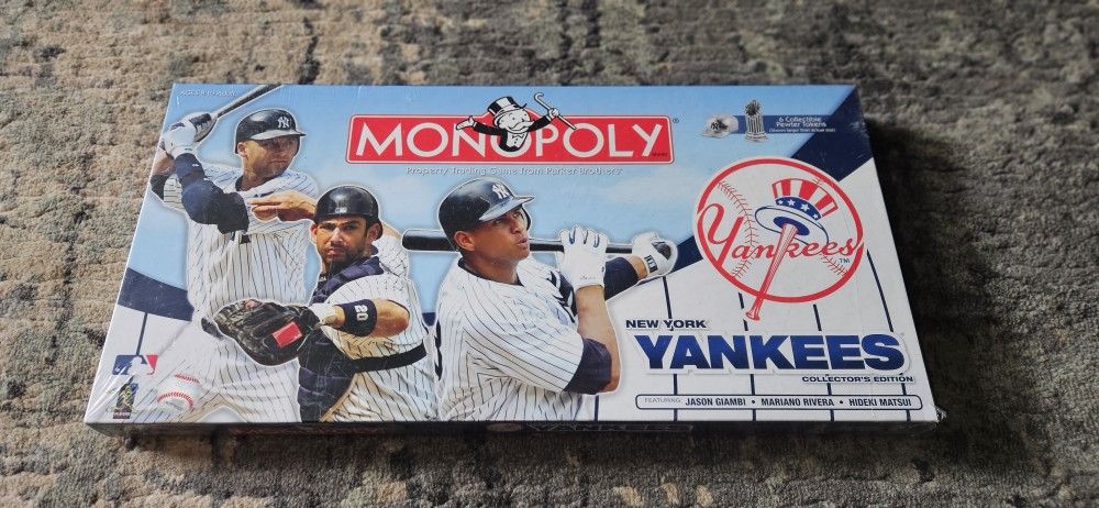 MONOPOLY New York YANKEES Collector's Edition (2008), Brand New Factory Sealed!