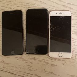 I Phone 7, 6s, and 6 For Parts
