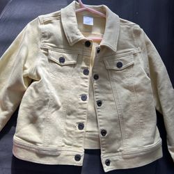 Yellow Jean Jacket Size 5t