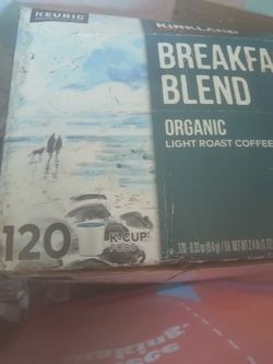 Kirkland Breakfast Blend Organic K-Cup Pods 120ct