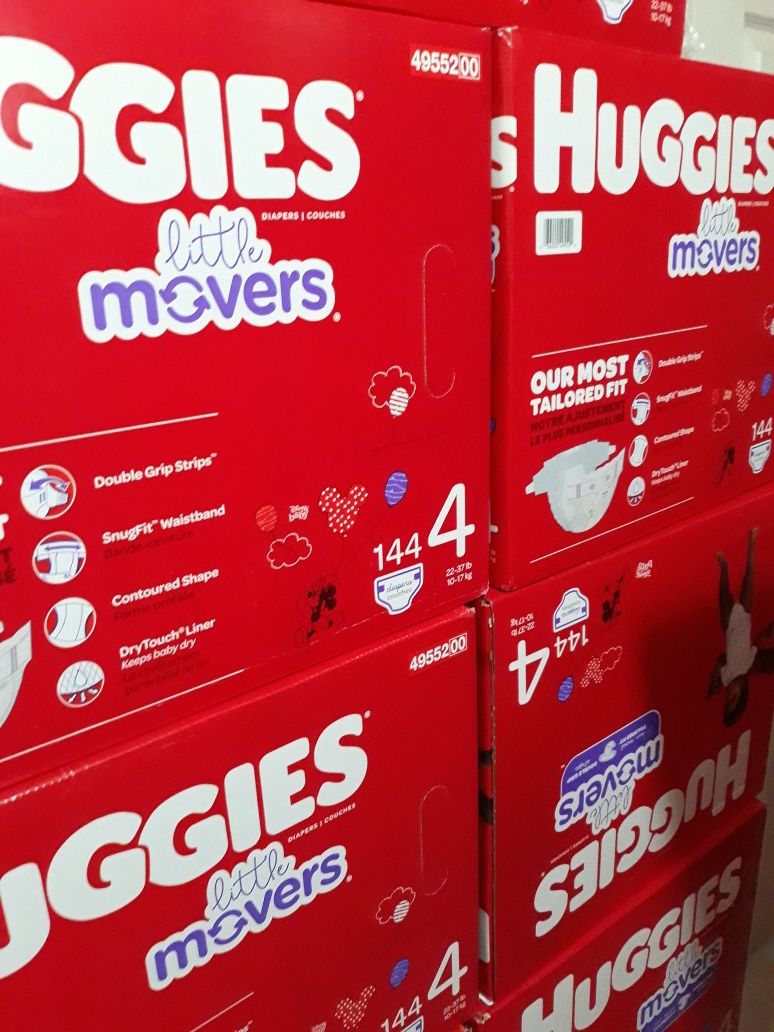 HUGGIES LITTLE MOVERS SIZE 4 $33 CADA UNO PRECIO FIRME