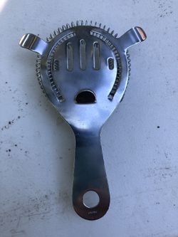 Vintage 1968 cocktail ice strainer
