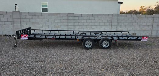 Flat bed trailer!!Atv motorcycle trailer
