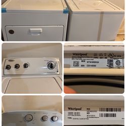 Washer and Dryer