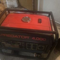 Predatorw 4000 Watt Generator (3200 Running Watts) NWOT