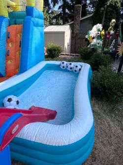 Rectangle inflatable pool
