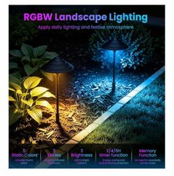 Brand new : RGBW Pathway Lights 4Pack