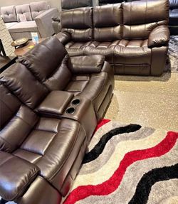 Madrid two piece sofa and loveseat $1199
