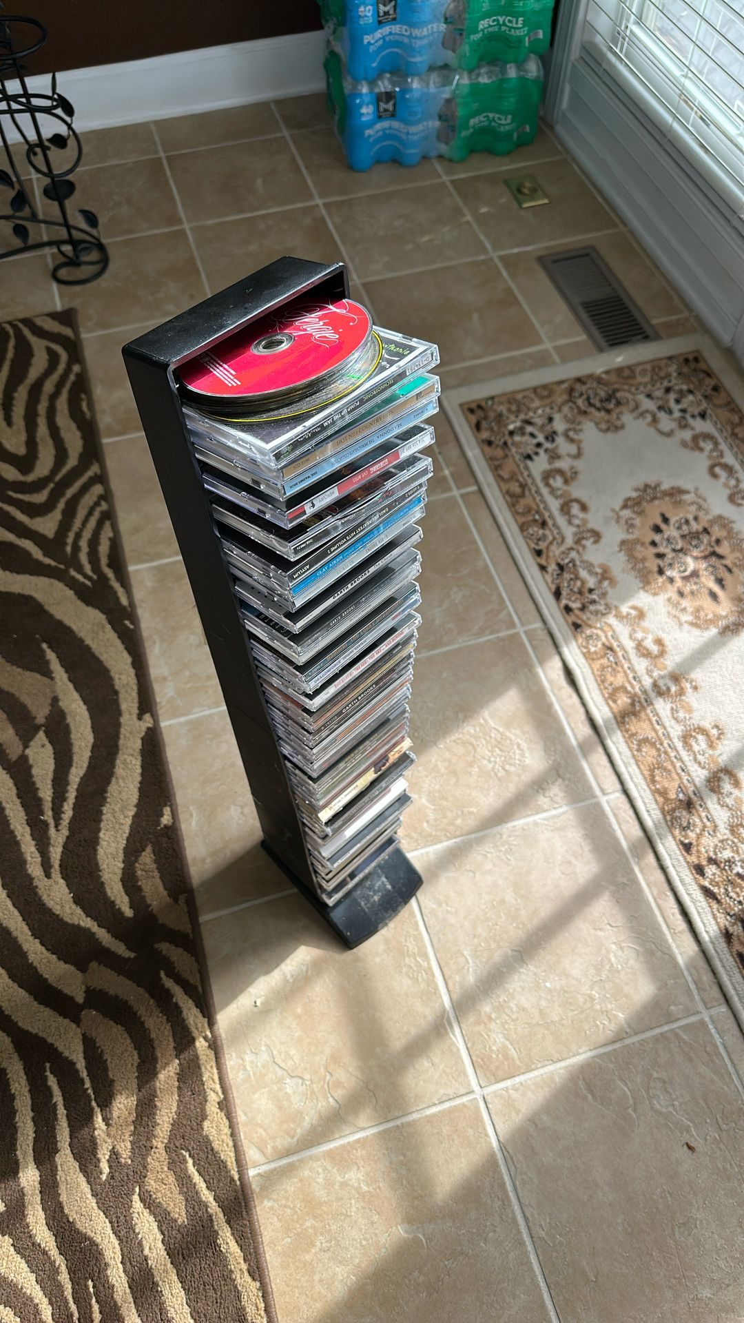 Tower Of Compact Discs