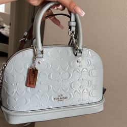Vintage Baby Blue Coach Bag