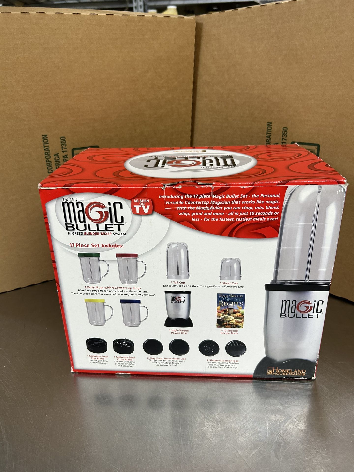 Magic Bullet Blender - Silver 250 watt 3 cups for Sale in Las Vegas, NV -  OfferUp