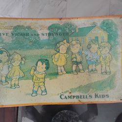 Campbell's Kids Metal Sign Vintage