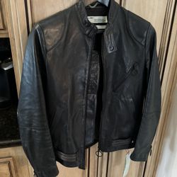 Very Rare Authentic Off White Leather Jacket 