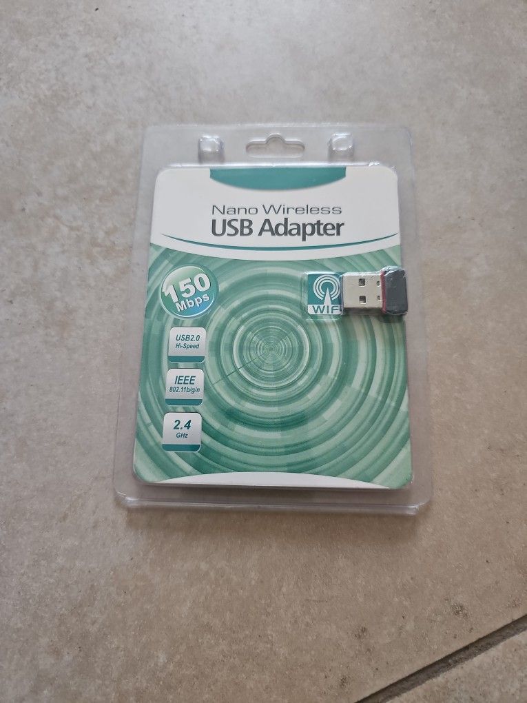 Nano Usb Wireless Adapter New Sealed