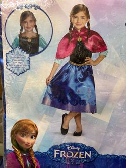 New, Girl’s Disney Frozen Anna Costume size 4-6