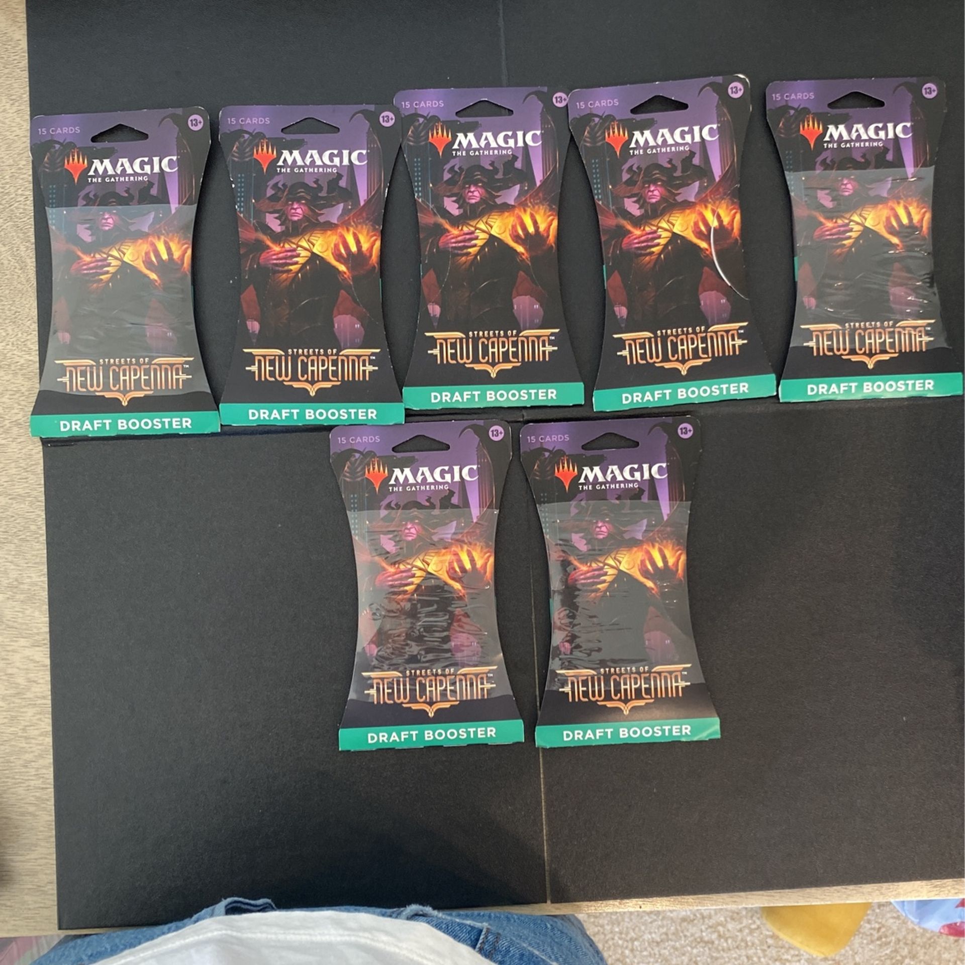 Magic Streets Of New Capenna Draft Booster Lot Of 7
