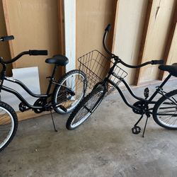 Two (2) BEACH CRUISERS (American flyer 2.0 Step Thru)