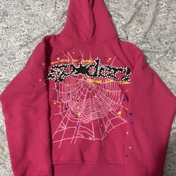 Sp5der Pink Hoodie V2