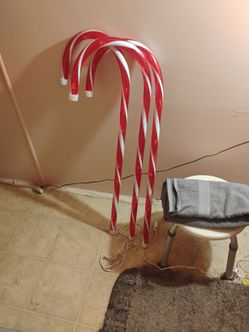 Candy cane Christmas lights they are new $30