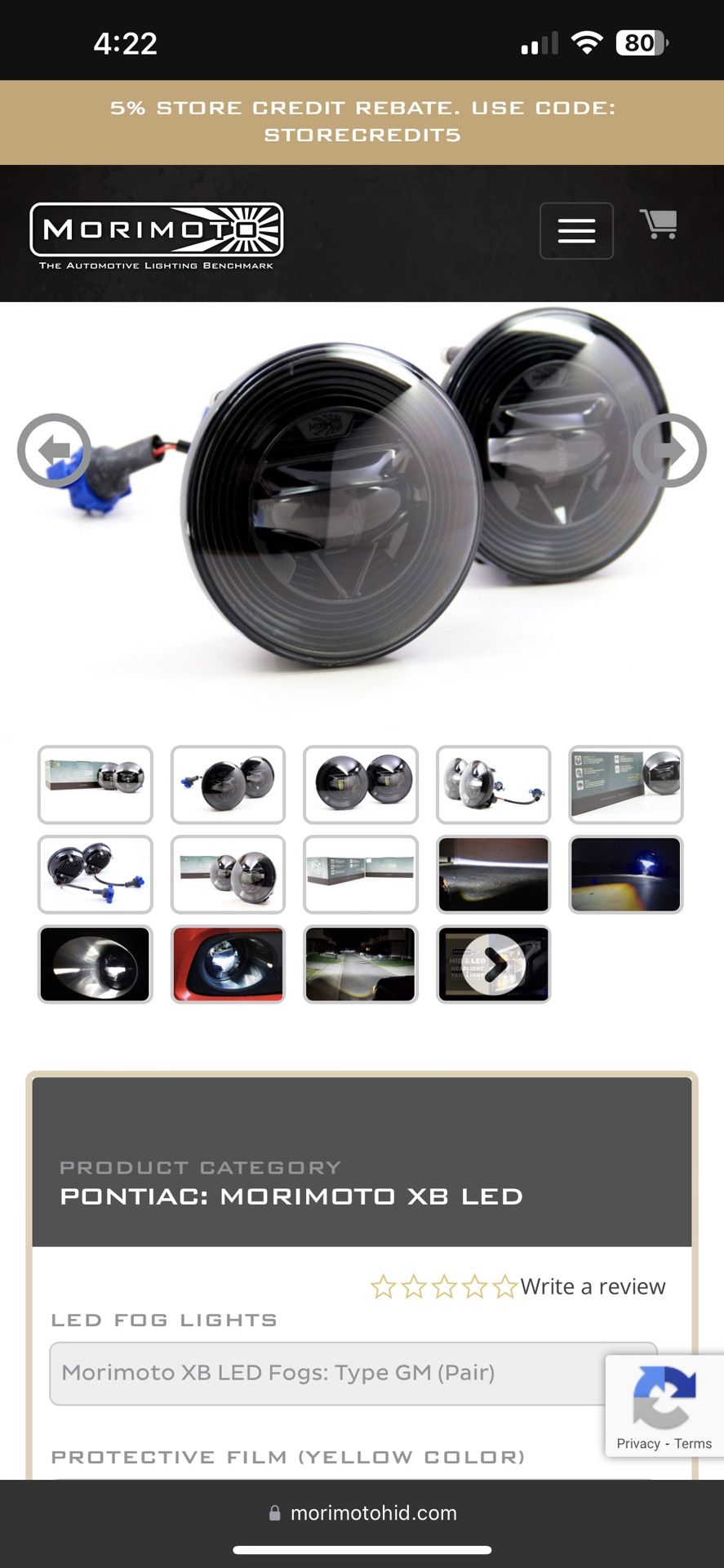 Gmc Morimotto Fog Lights
