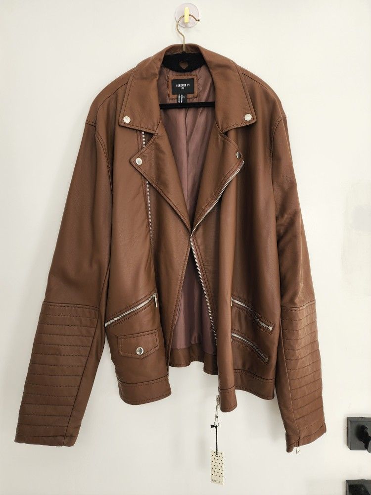 Men Leather Jacket Unisex 