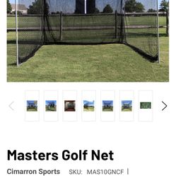 Masters Golf Net 10x10x10 Commercial Grade 