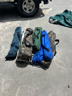 Collapsible lawn chairs