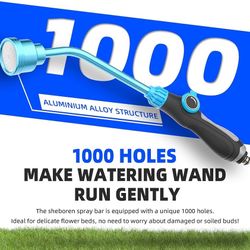Watering Wand 1000Holes Sheboren with Water Watering Touch Garden Watering Wand for Hanging Baskets, Planting, Flowering, Watering Shrubs, in Garden a