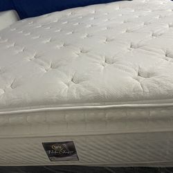 Serta King Super Thick Pillow Top Mattress I Can Also Deliver
