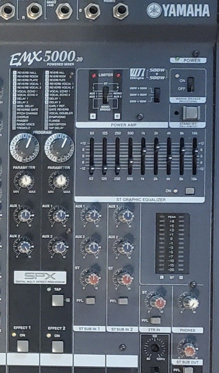 Mixer - Yamaha EMX 5000-20 Powered Mixer