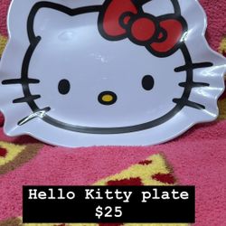 Large, Hello Kitty Plate