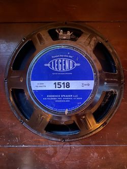 15” Eminence Legend Speaker