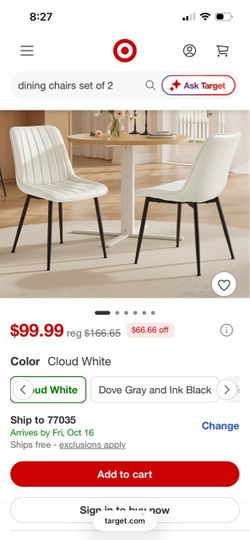 Chairs for kitchen or dining room or office