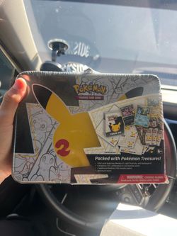 2021 Pokémon TCG Celebrations Collector Chest Tin