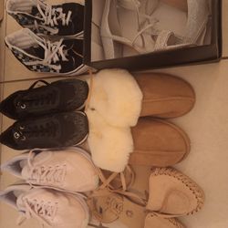 Six Pairs Of Shoes 7-8.5
