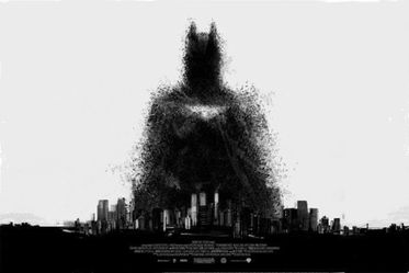 The Dark Knight Rises Poster - Signed by Jock #85/375 - Mondo Print - Batman