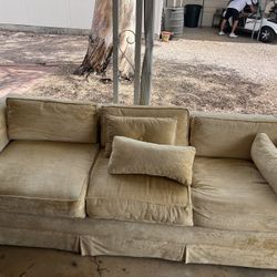 Used 6’ Light Yellow Couch
