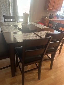 8 seater dining set with bench