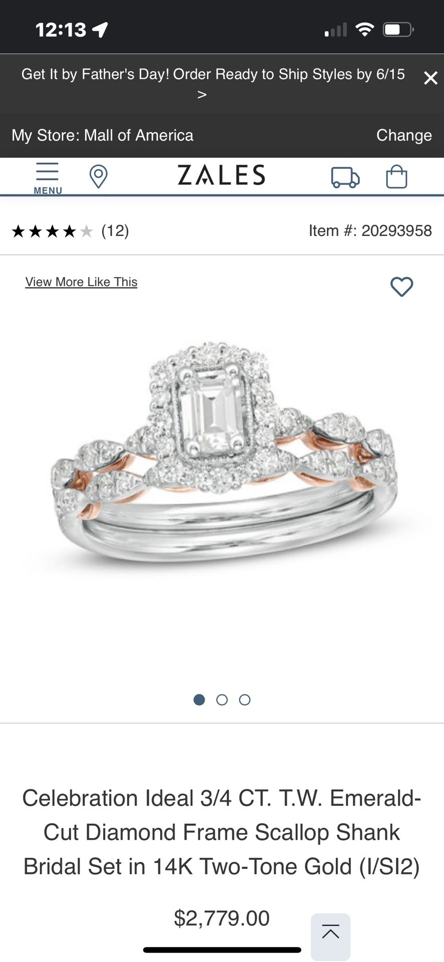 Wedding Ring Bridal Set