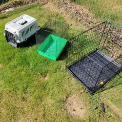 3  SMALL CRATES. BLACK ONE 30.00. WHITE ONE 25.00 GREEN ONE 20.00 BUY ALL 3 CHEAPER
