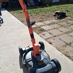 Lawn Edger with Lawn Mower Attachment/Bordeador de Césped con Accesorio de Cortacésped 