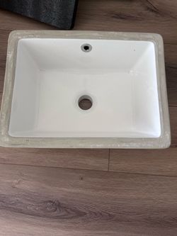2 New Ceramic Bathroom wash basin $30