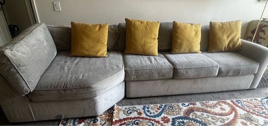 L-shaped sectional sofa with a chaise