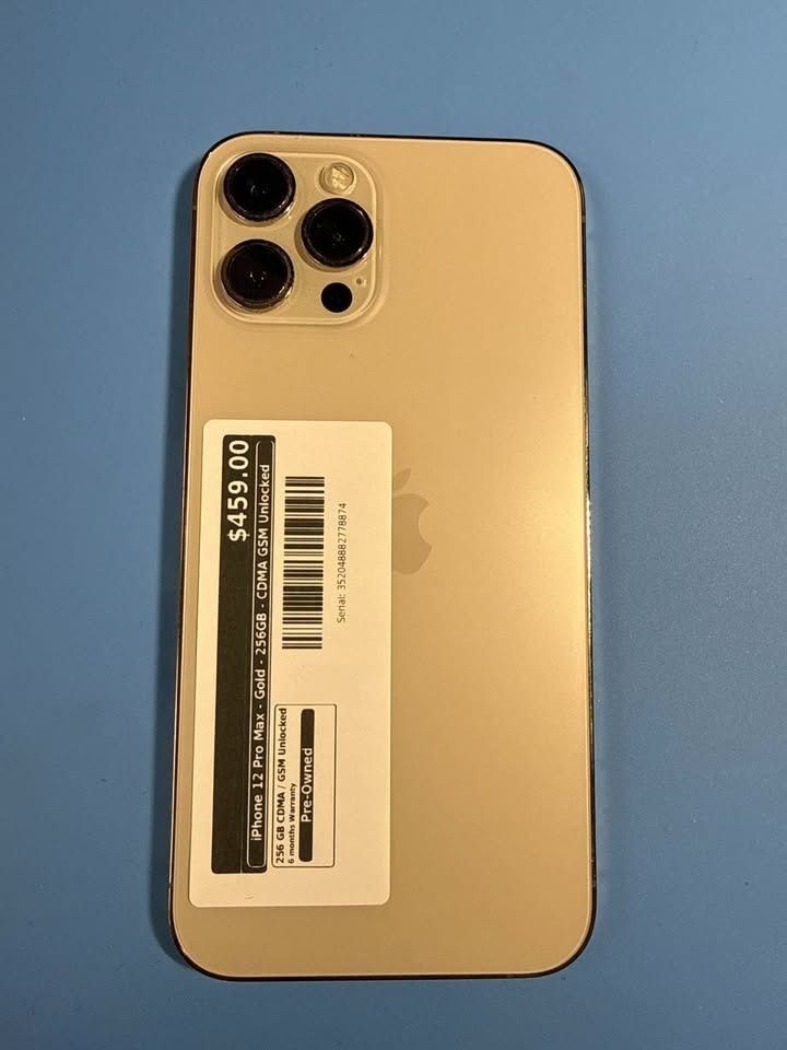 iPhone 12 Pro Max - Gold - 256GB - CDMA GSM Unlocked - G