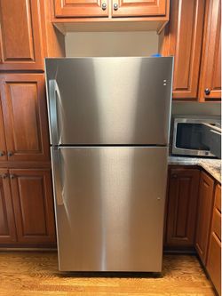 New GE refrigerator stainless steel