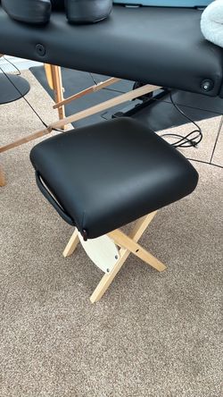 Folding Massage Stool with Padded Seat