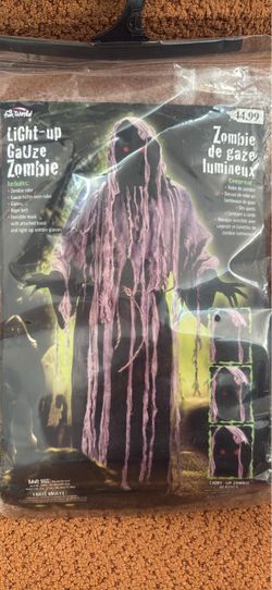Fun World Light-Up Gauze Zombie Costume