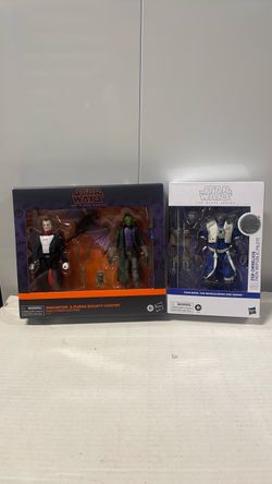 Star Wars/ black series/ Star Wars the madalorian and grogu/ zeb orrelious/ white box/ inquisitor & duros bounty hunter/ Halloween edition/ Hasbro/ NO