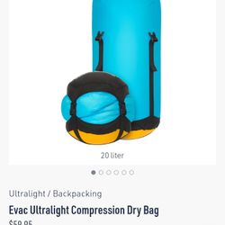 3 20L Sea To Summit Compression Dry Bags (New Unused)